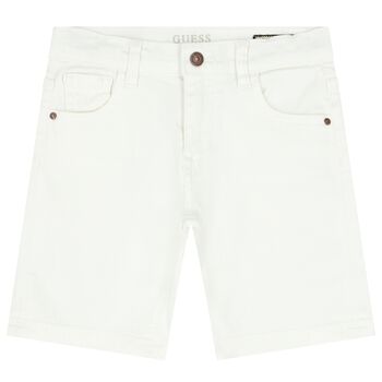 Boys White Shorts