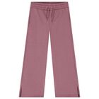 Girls Pink Wide Leg Trousers, 1, hi-res
