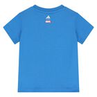 Younger Boys Blue Marvel Shorts Set, 1, hi-res