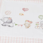 بطانية باللون الأبيض والوردي للبنات, 2, hi-res