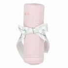 Baby Girls Pink Polka Dot Blanket, 1, hi-res