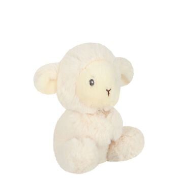 Ivory Lamb Baby Rattle Soft Toy ( 15CM )