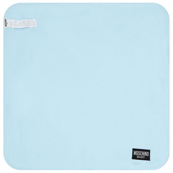 بطانية بشعار تيدي باللون الأزرق