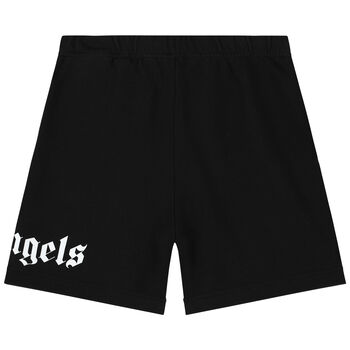 Black Logo Shorts