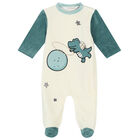 أفرول أولاد باللون الأخضر والعاجى (2 قطع), 1, hi-res