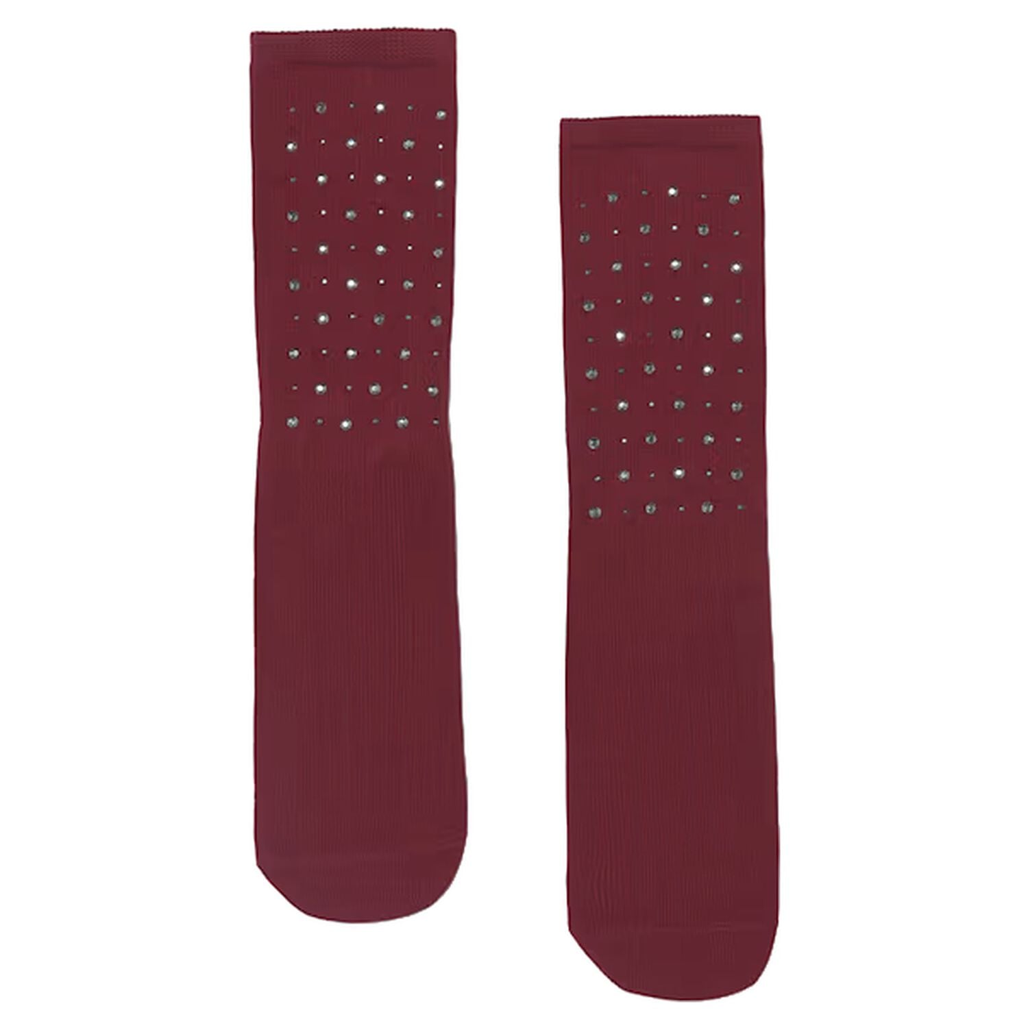 Girls Red Embellished Socks, 1, hi-res