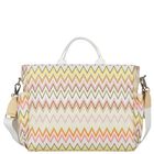 Ivory & Yellow Zig Zag Baby Changing Bag, 3, hi-res