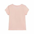 توب بالشعار باللون الوردى للبنات, 1, hi-res