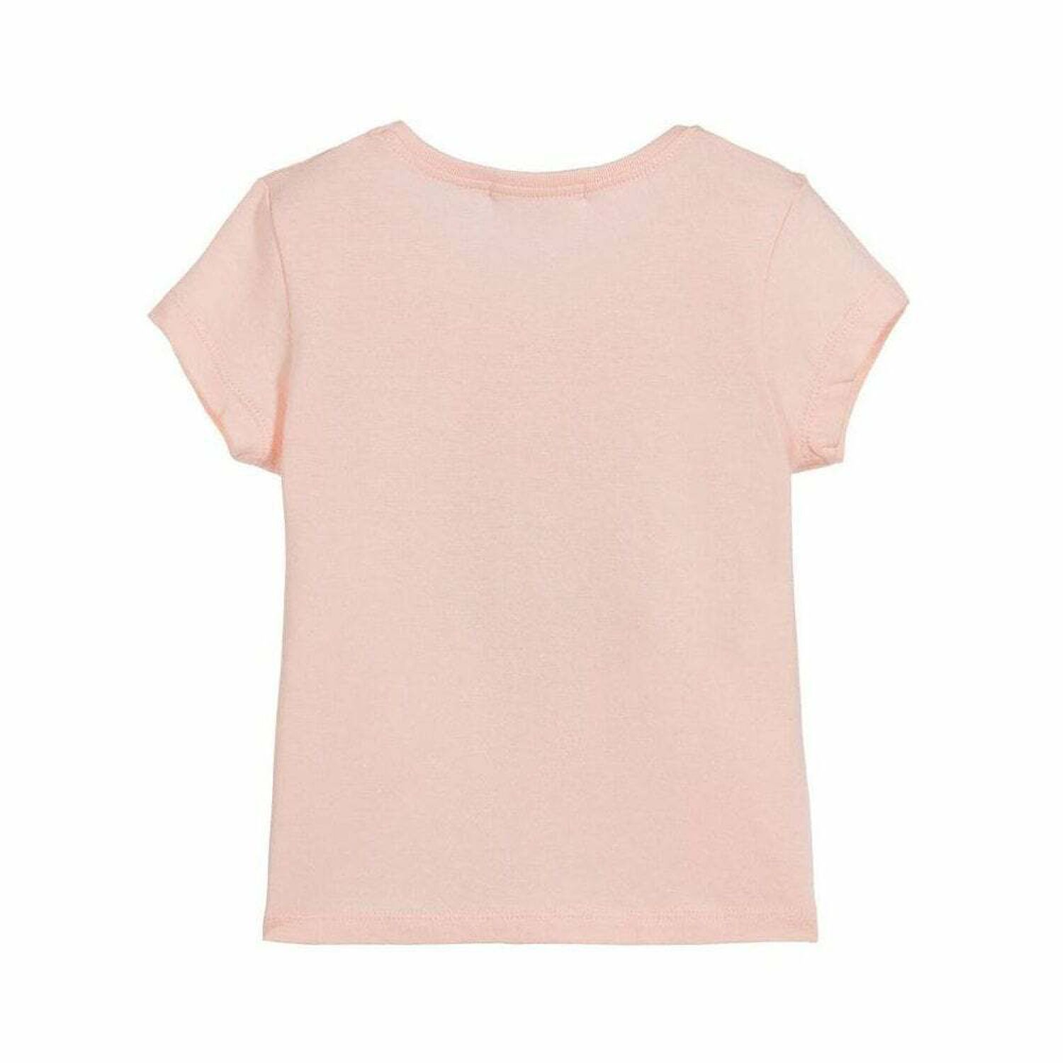 توب بالشعار باللون الوردى للبنات, 1, hi-res image number null
