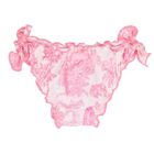 بيكيني بنقشة الغابة باللونين الوردي و الابيض للبنات , 1, hi-res