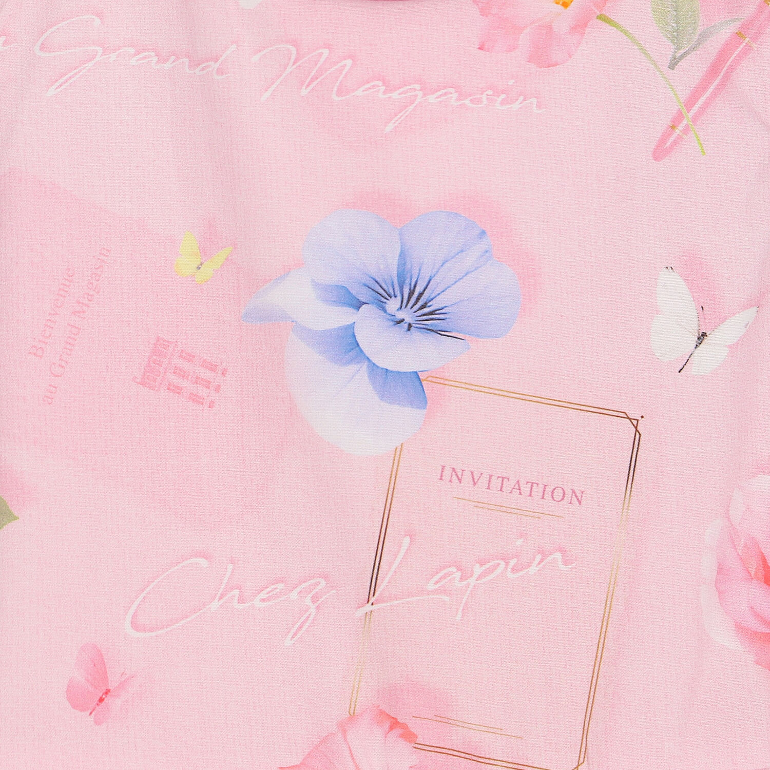 Girls Pink Floral Dress, 1, hi-res image number null