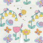 ليجينز أطفال بطبعة الزهور باللون الأبيض للبنات, 1, hi-res