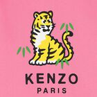 Girls Pink Tiger Logo Sweatshirt, 1, hi-res