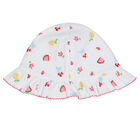 Baby Girls White Tropical Dreams Hat, 1, hi-res