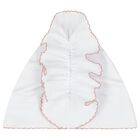 Baby Girls White & Pink Floral Babygrow Set, 1, hi-res