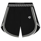 Girls Black Medussa Shorts, 1, hi-res