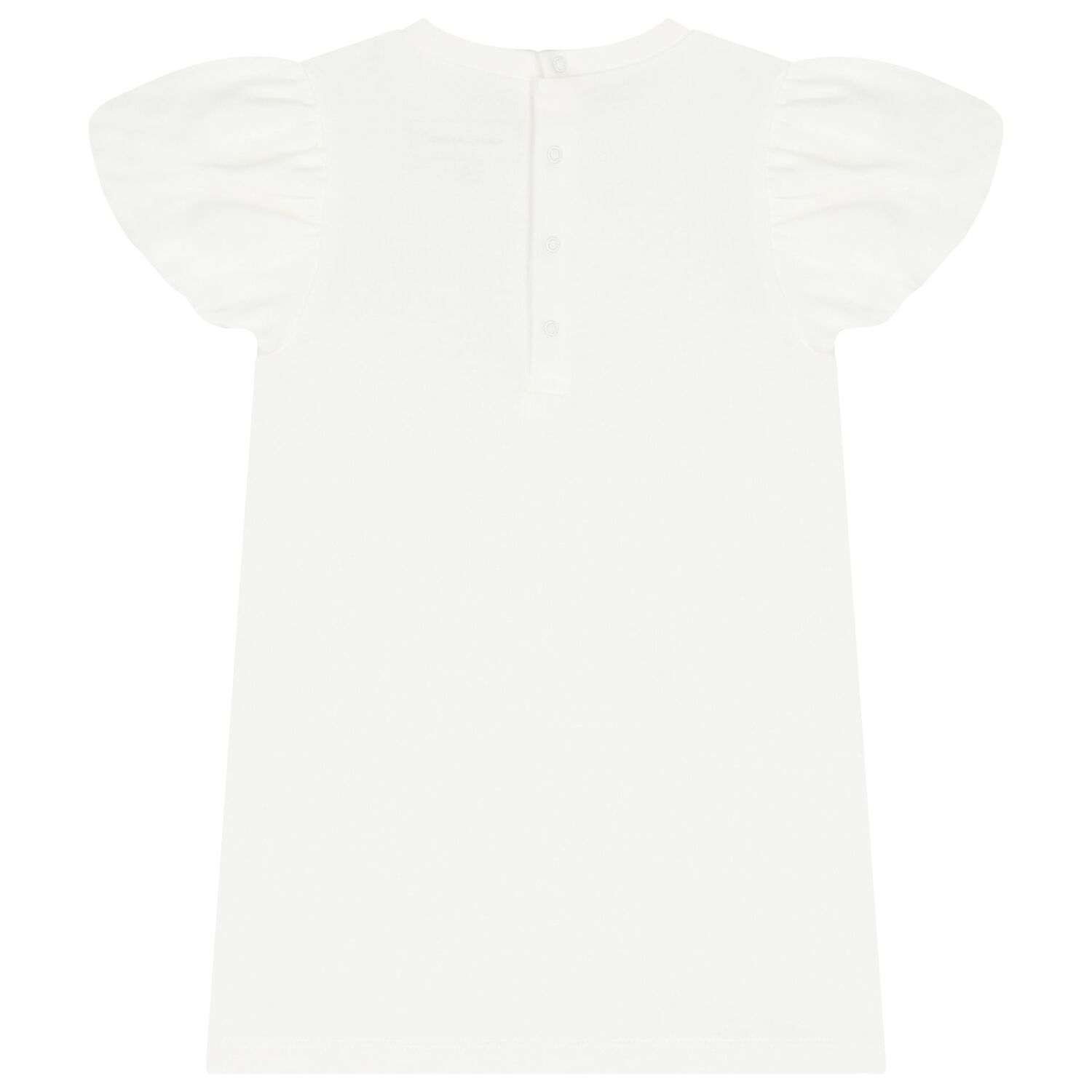 Younger Girls White Logo Bag Dress, 1, hi-res