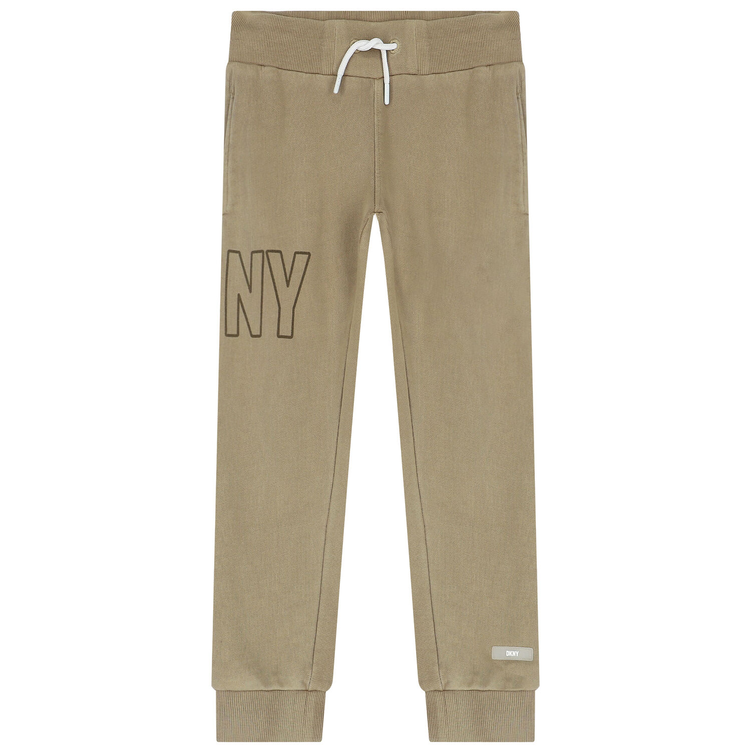 Khaki Green Logo Joggers, 1, hi-res