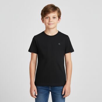 Boys Black Logo T-Shirt