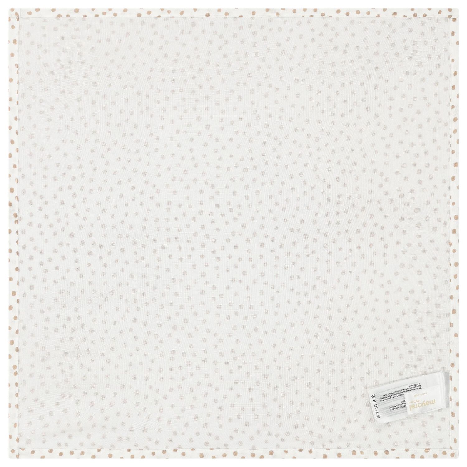 White & Beige Baby Muslin Swaddles (3-Pack), 1, hi-res