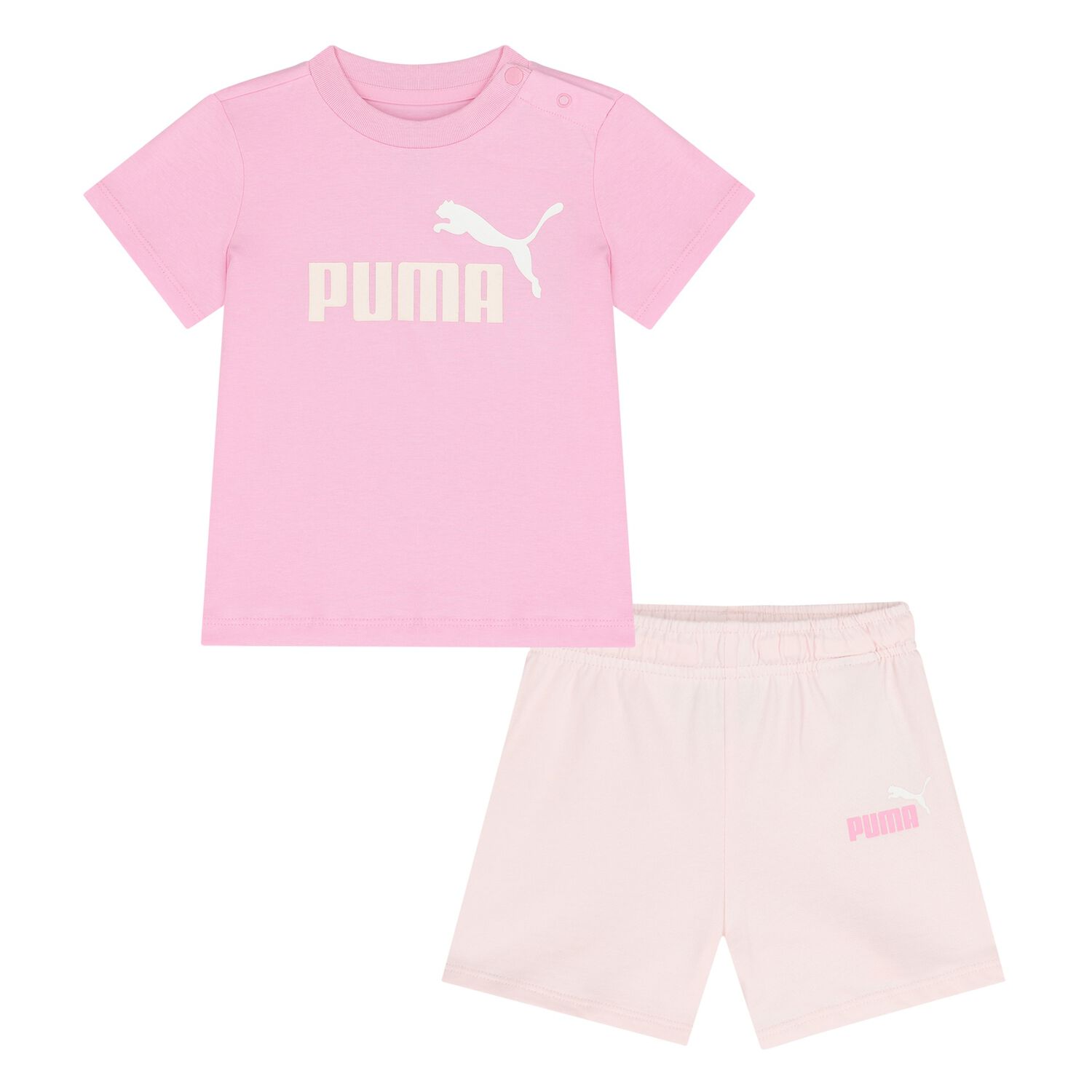 Younger Girls Pink Logo Shorts Set, 6, hi-res