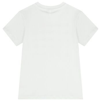 Boys White Logo T-Shirt