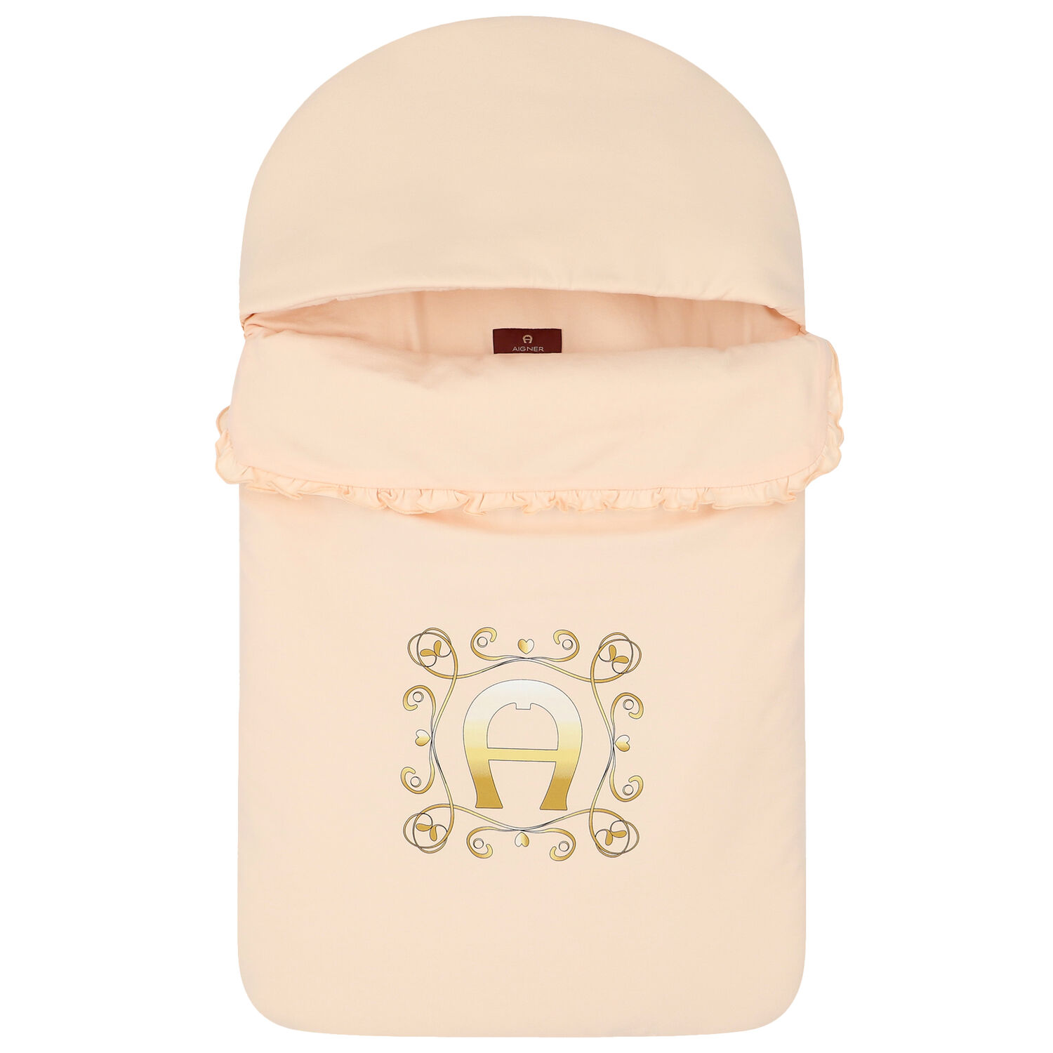 مدس بالشعار باللون الوردي للبنات, 1, hi-res