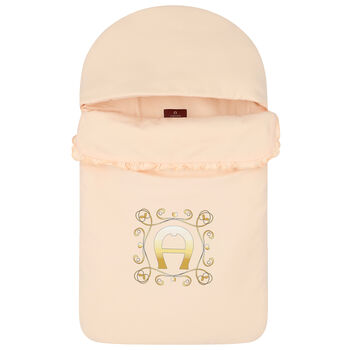 Baby Girls Pink Logo Nest
