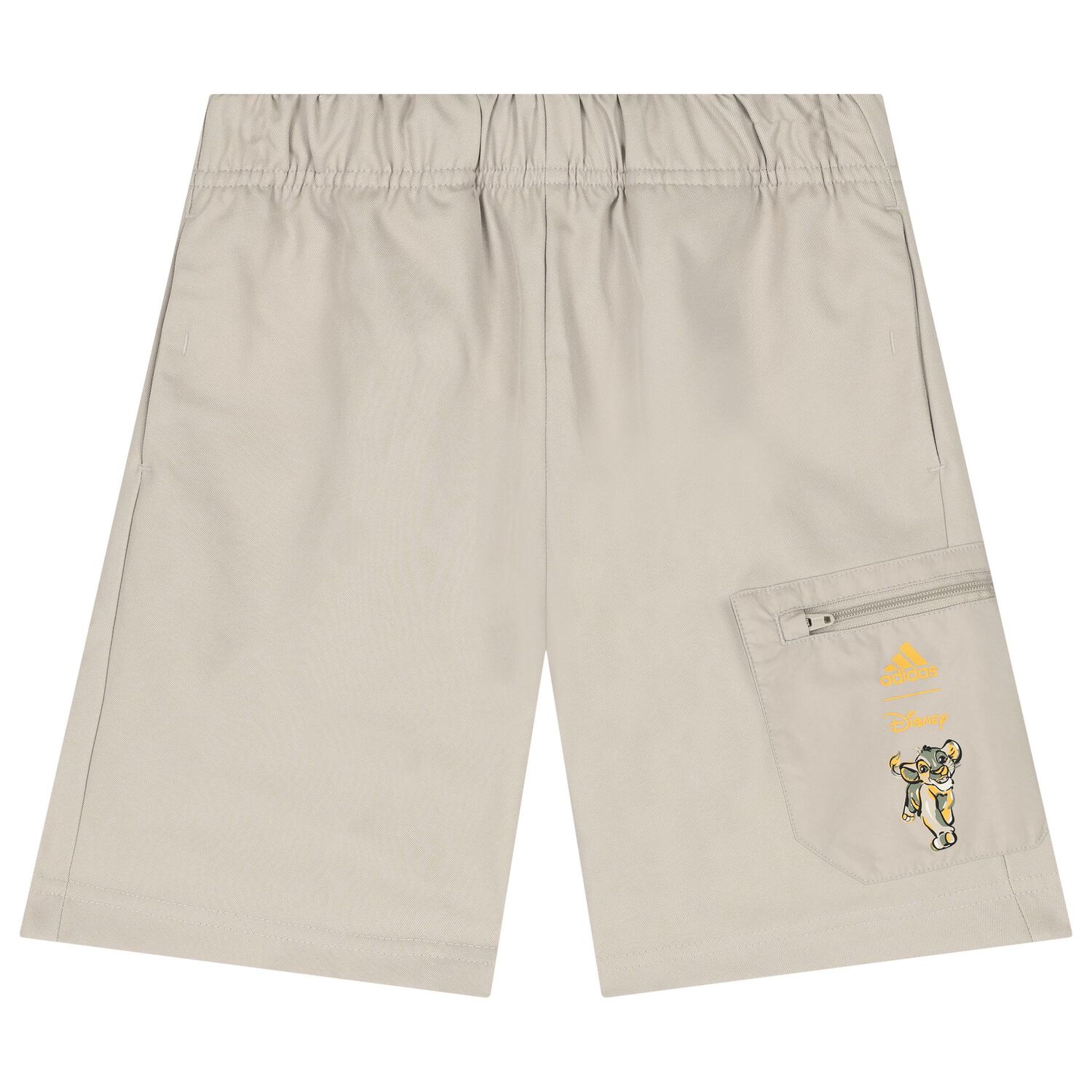 Grey & Beige Lion King Logo Shorts Set, 1, hi-res image number null