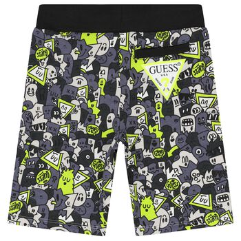 Boys Grey Logo Shorts
