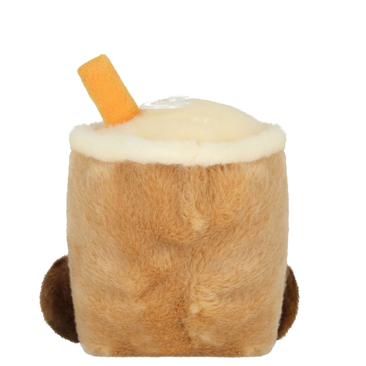 لعبة بوبا الناعمة للأطفال بنكهة الشاي الحليبي باللونين البيج والأبيض (14 سم), 1, hi-res