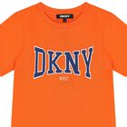 Boys Orange Logo T-Shirt, 1, hi-res