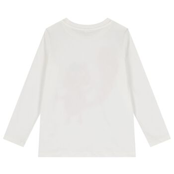 Boys Ivory Squirrel Long Sleeve Top