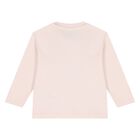 Younger Girls Beige Tiger Long Sleeve Top, 1, hi-res