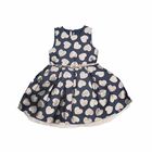 Girls Navy & Gold Special Occasions Dress, 1, hi-res
