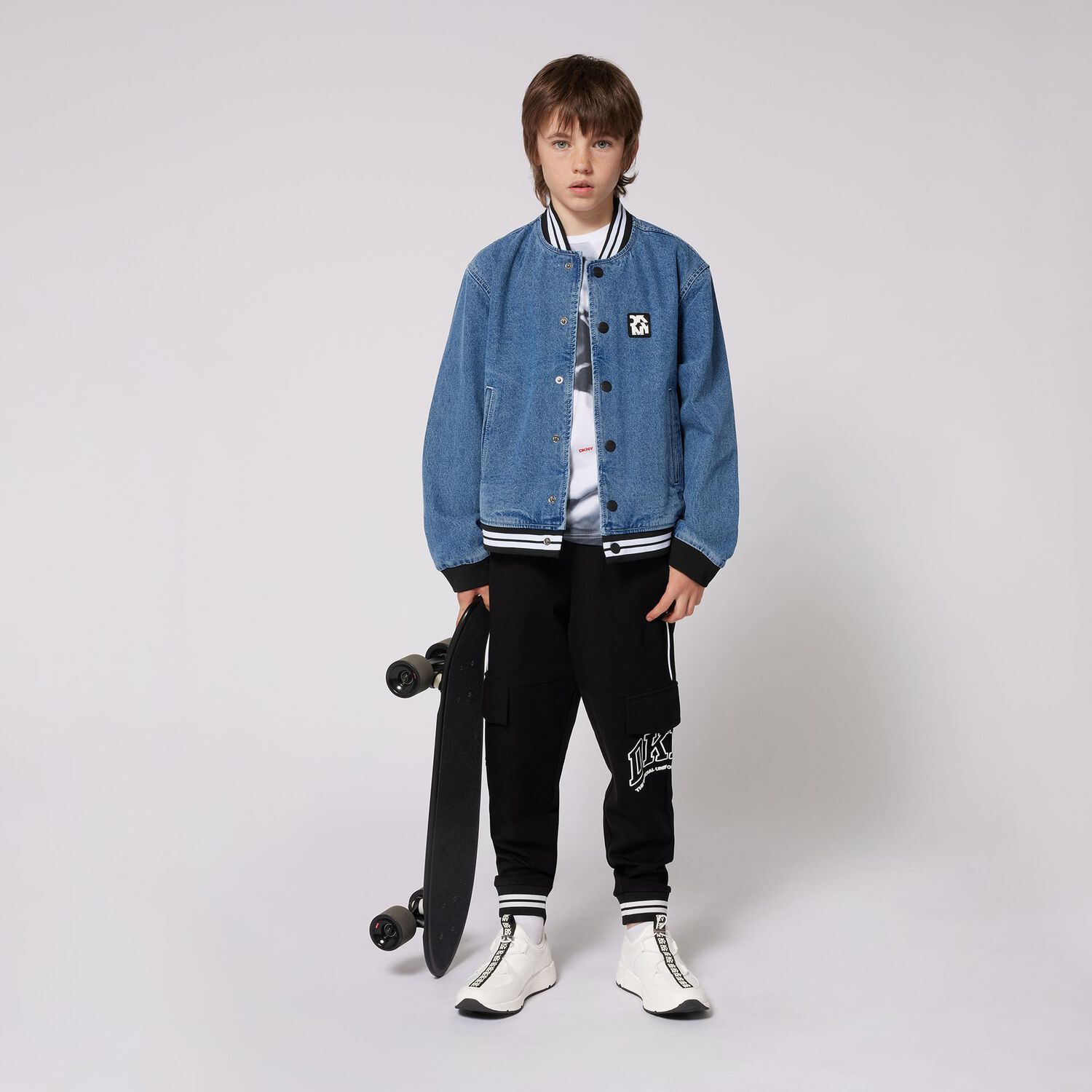 Black Logo Joggers, 1, hi-res