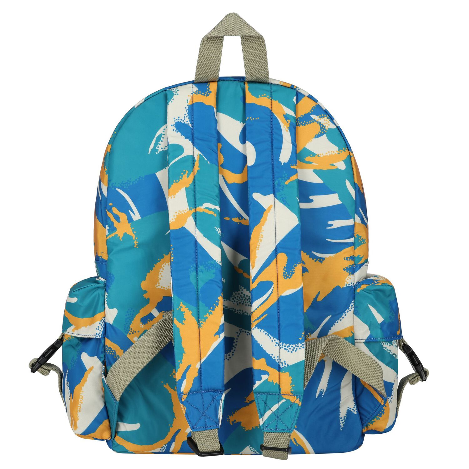 Boys Blue & Yellow Abstract Backpack, 1, hi-res image number null