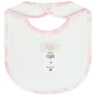 طقم هدايا ملابس اطفال بنقشة خريطة جغرافية باللونين الابيض و الوردي للبنات , 2, hi-res