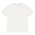 طقم ليغنز بنات بالشعار باللون الأبيض والوردي, 1, hi-res