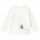 Younger Boys Ivory Detective Long Sleeve Top, 1, hi-res