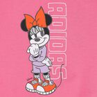 طقم ليجينز بنات بالشعار بطبعه ديزنى باللون الوردى , 1, hi-res