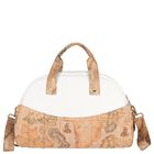 White & Beige Geo Map Baby Changing Bag, 1, hi-res