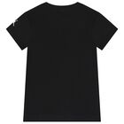 Boys Black Jordan Logo T-Shirt, 1, hi-res