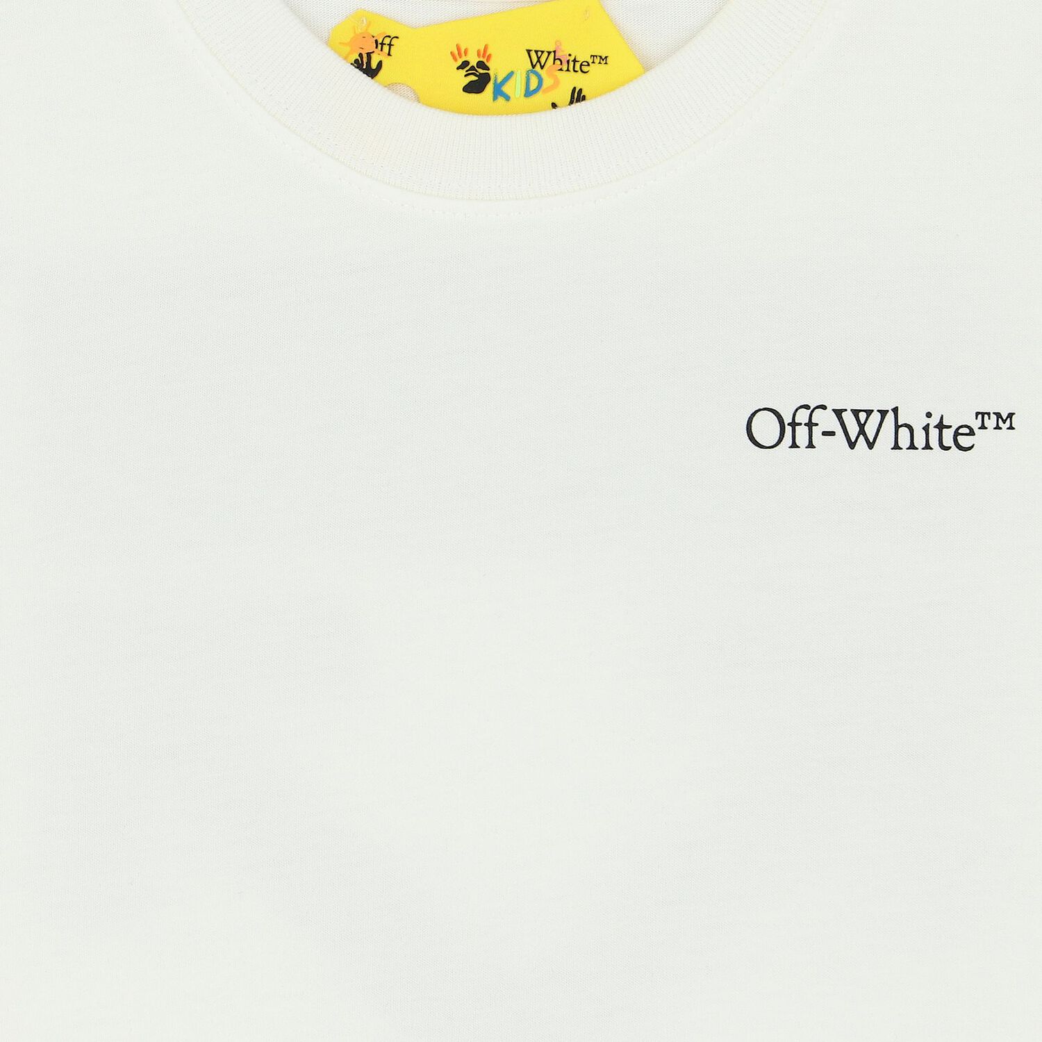 تيشيرت بالشعار باللون العاجي, 2, hi-res