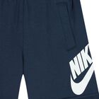 Navy Blue Logo Shorts, 4, hi-res
