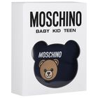 Navy Blue Teddy Bear Logo Babygrow Gift Set, 5, hi-res