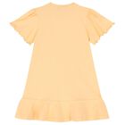 Girls Orange Logo Bag Dress, 2, hi-res