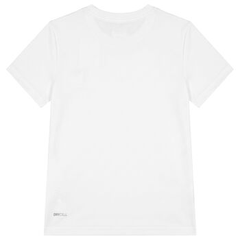 Boys White Logo T-Shirt