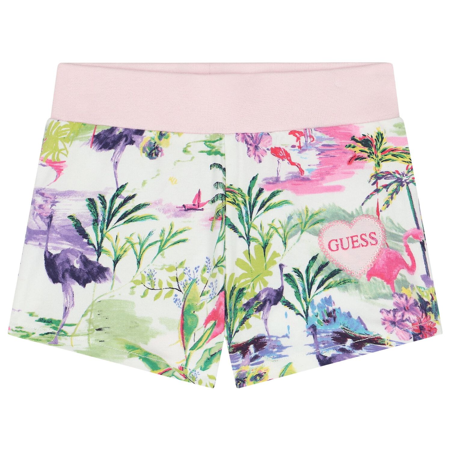 Baby Girls Botanical Print Shorts Set, 1, hi-res