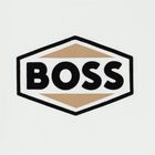 توب أولاد بأكمام بالشعار باللون الأبيض, 1, hi-res